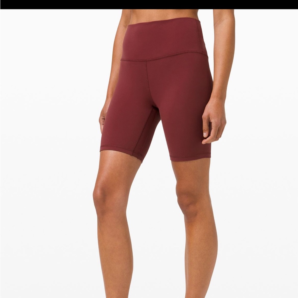 Lululemon 8inch red Merlot